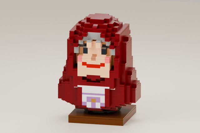 Halloween · Grandma's Little Secret, brick model from the front