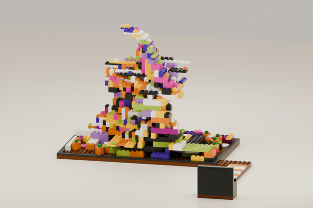 Halloween · The Witch in the Candy Pile, holiday decoration