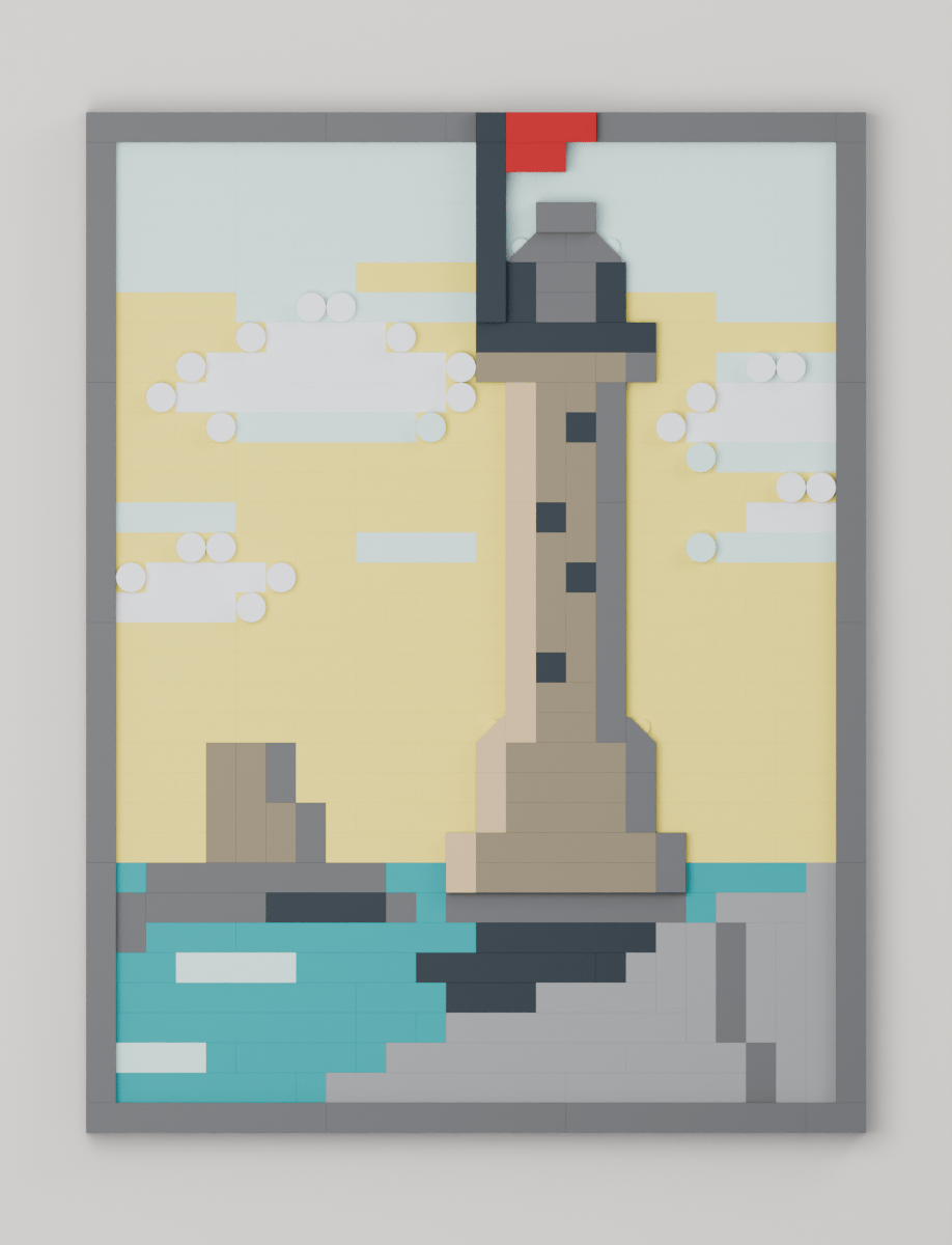 Eddystone Lighthouse, front view