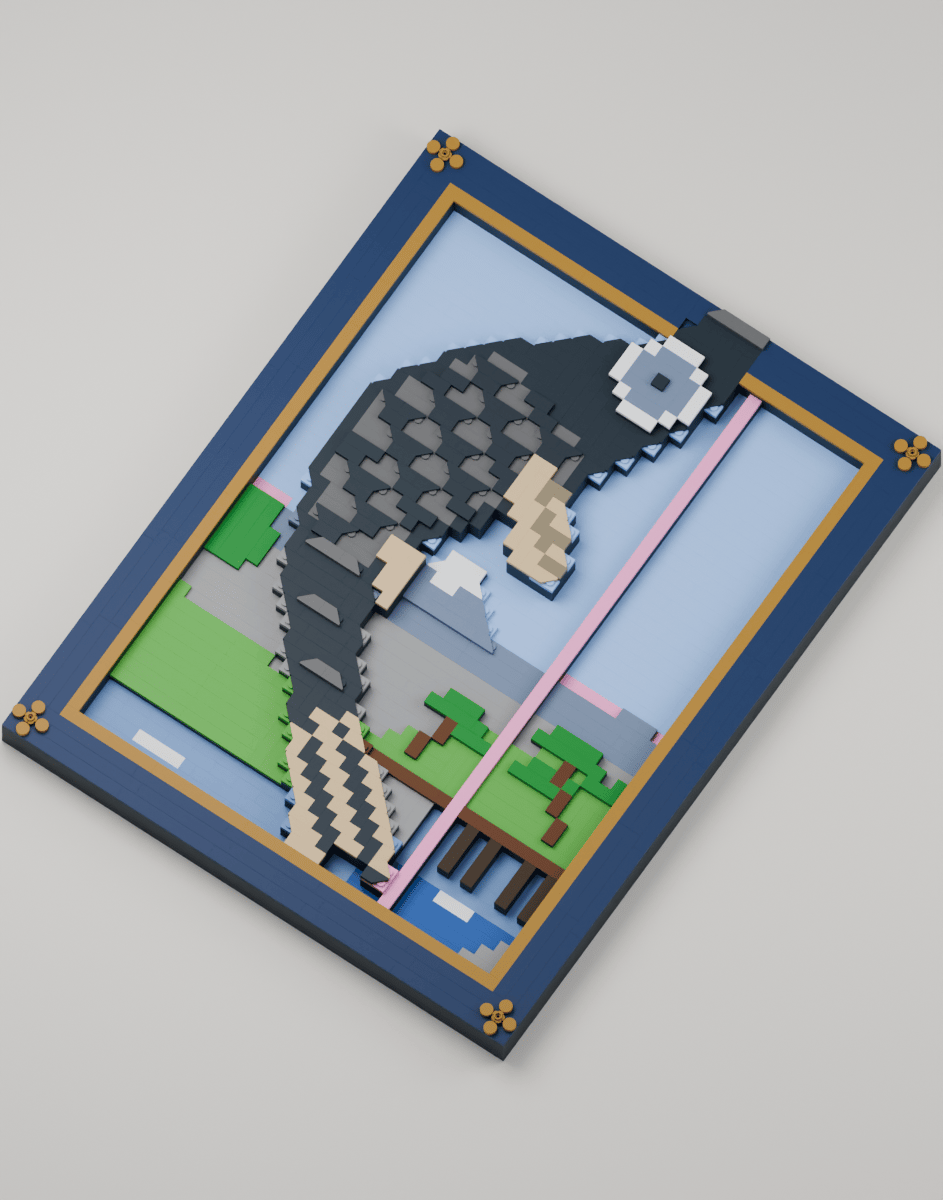 The Carp Streamer, angled view