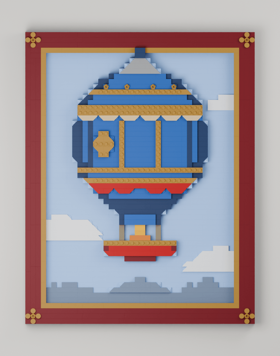 The First Balloon, front view