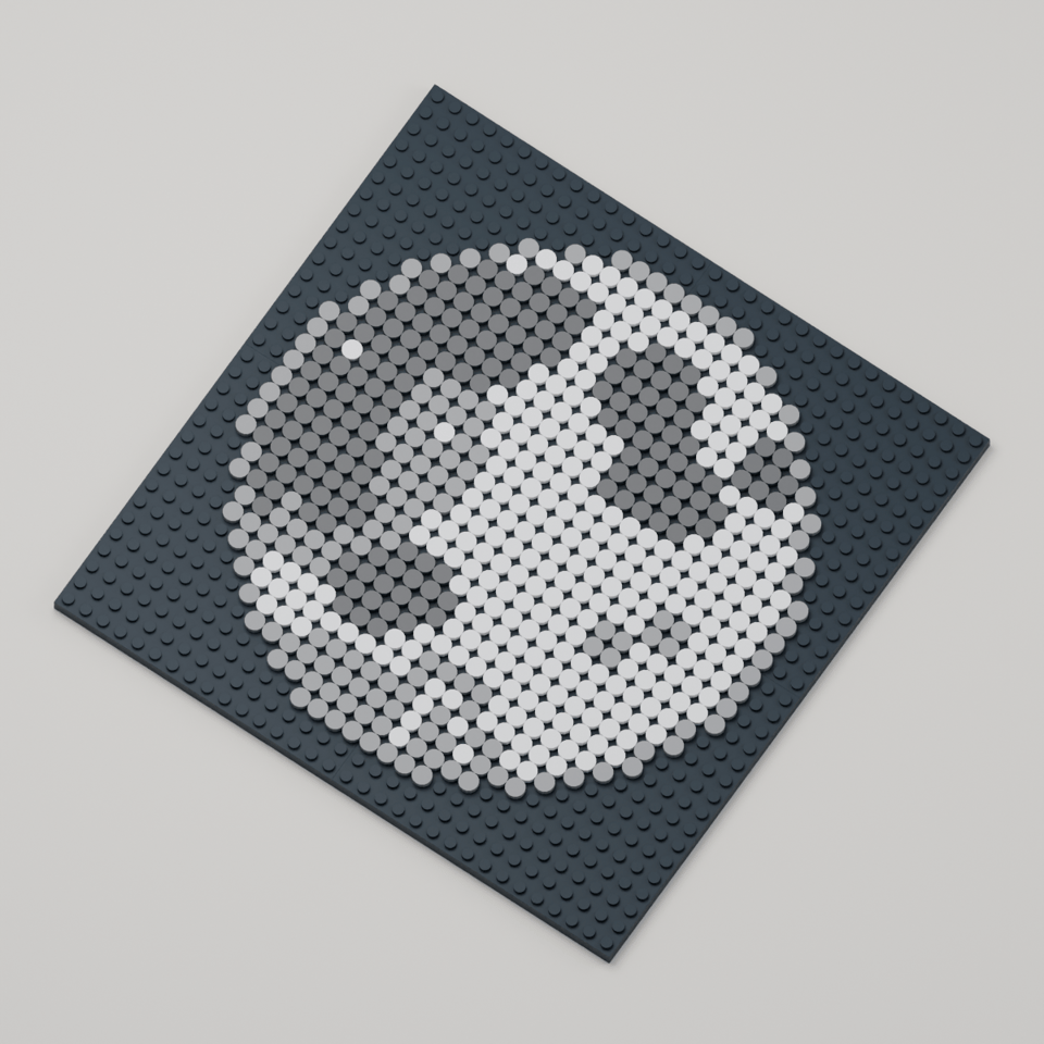 The Full Moon, angled view