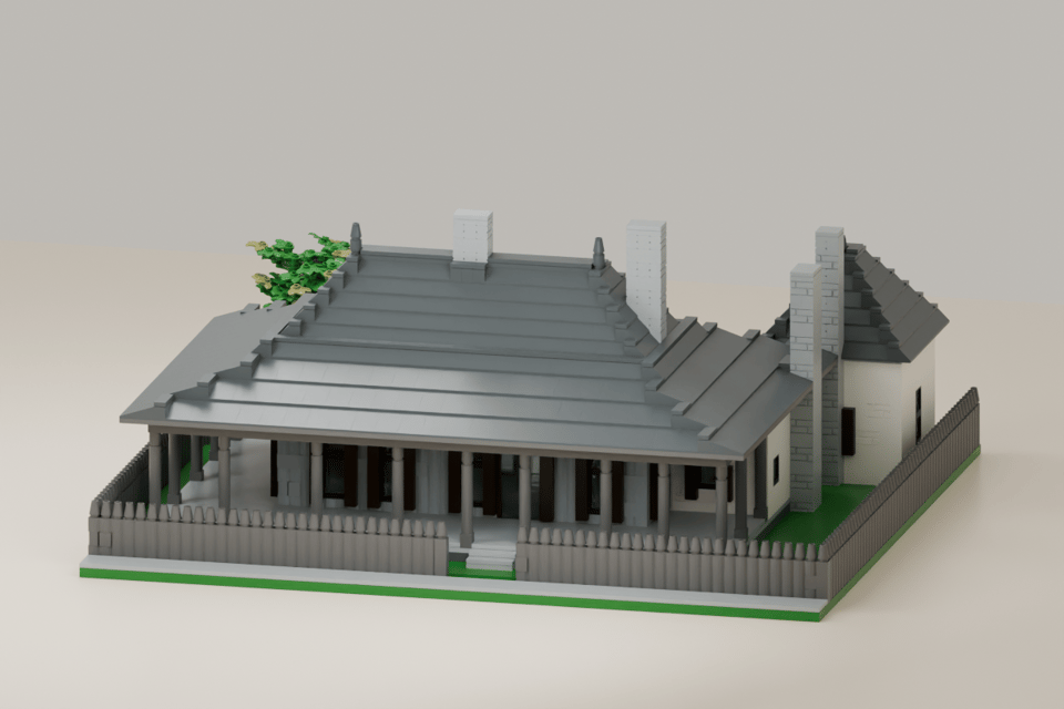 The Bolduc House of Ste. Genevieve, front view