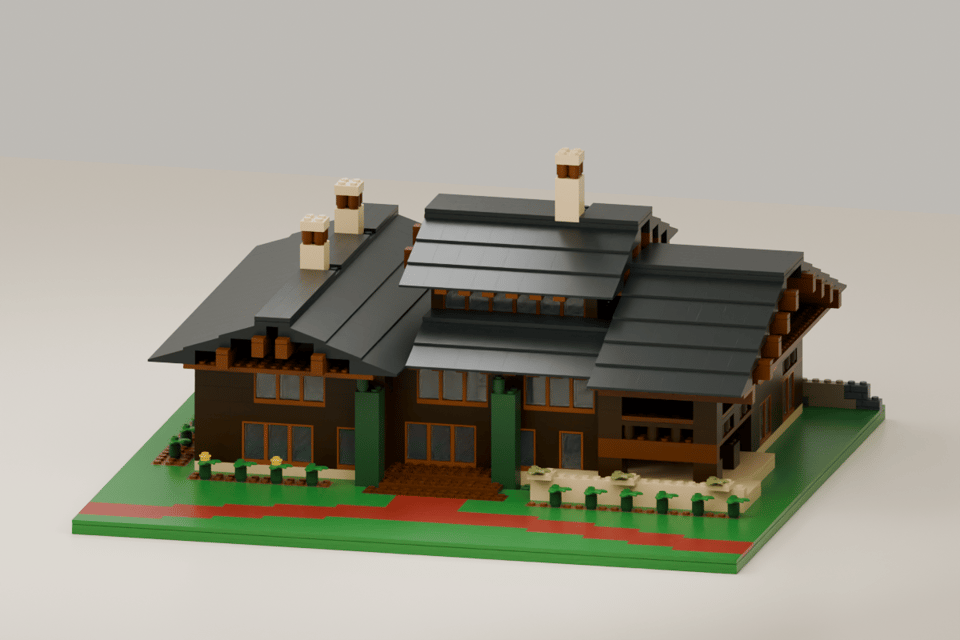 The Pasadena Gamble House, front view